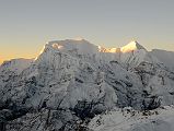 04 Annapurna III And Gangapurna At Sunrise From The Climb From Col Camp To The Chulu Far East Summit